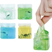 Schleim mit Spinnen und Alien für Halloween - 1 Stück