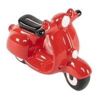 Spardose in Vespa-Motorradform