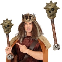 Wikingeraxt mit Totenkopf, 60 cm