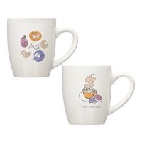 350 ml Tasse 'Make It Sweet' in Sortierung - 1 Stück