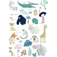Safari-Sticker - 1 Bogen