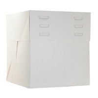 Höhenverstellbare Tortenbox 40 x 40 x 20 cm - Azucren