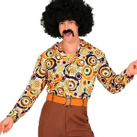 Klassisches 70er Jahre Hippie Kostümhemd