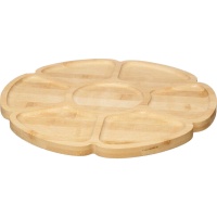 Snackteller 30 cm mit Blumenmotiv