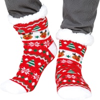 Thermische Rentier-Socken - 1 Paar