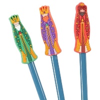 Bleistift mit Königsfigur - 1 Stück
