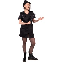Klassisches Kurzarm-Polizeikostüm für Damen