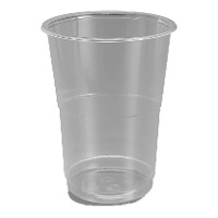 Transparente Kunststoffbecher, 500 ml - 15 Stück
