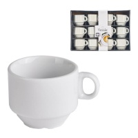 Porzellan-Kaffeetasse 90 ml - 12 Stück