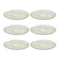 28 cm türkisfarbener Teller - Vivalto - 6 Stück