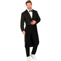 Schwarze Frackjacke für Erwachsene
