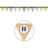 Happy Halloween buntes 3m Banner