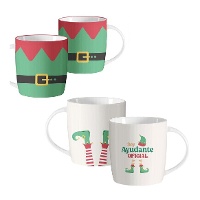 Tasse 350 ml Weihnachtself - 1 Stück
