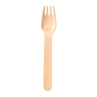 Holzgabeln 16 cm - 8 Stück