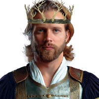 Mittelalterliche Krone aus Zweigen