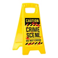 Schild 'Gefahrenzone Tatort' 31 x 53 cm