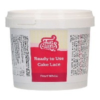 Gebrauchsfertiges essbares Spitzen?Gel, Perlweiß, 200 g - FunCakes
