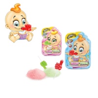 Lutscher mit Knusperpulver in verschiedenen Geschmacksrichtungen - Baby Thumb Popping & Lolli