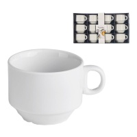 Porzellan-Kaffeetasse, 220 ml - 12 Einheiten