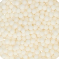 Weiße Perlen Streusel von FunCakes - 4 mm - 60 g