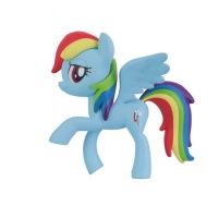 Regenbogen Tortenaufleger - My Little Pony 6,8 cm - 1 Stück