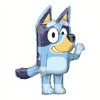 Bluey-Folienballon 81 x 60 cm