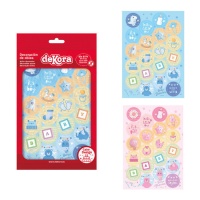 Mini essbare Baby Waffelscheiben 3,4 cm - Dekora - 20 Stück