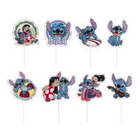 Cupcake-Picks von Stitch - 16 Stück