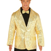 Goldfarbene Jacke mit Pailletten für Männer