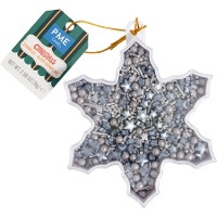 Silberne Schneeflocken-Streusel, 76 gr - PME