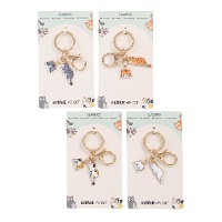 Kuscheliger Katzenschlüsselanhänger - 1 Stück