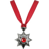 Halskette mit Vampirmedaillon