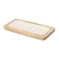 Rechteckige Holzschale 30,5 x 15 cm - DCasa