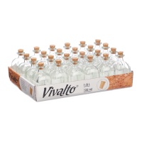0,125 L Flasche mit Korkverschluss - 24 Stück.