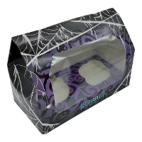 Schachtel für 2 Halloween-Cupcakes - Azucren