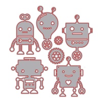Robot-Stanzformen Zag - Misskuty - 7 Stück