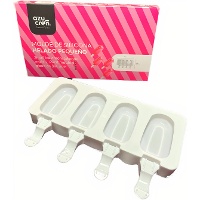 Kleiner Silikonform für Eiscreme - Azucren - 4 Vertiefungen