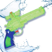 Transparente Wasserpistole, 23 cm