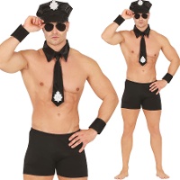 Polizist-Stripper-Set für Erwachsene