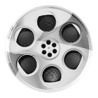 Kinofilm-Platten, 22,5 cm - 10 Stück