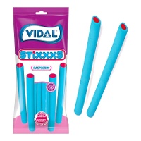 Gefüllte blaue Himbeer-Lakritze - Ritmo Frambuesa Vidal - 90 gr