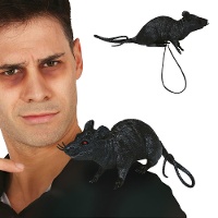 Ratte mit Gummi für die Schulter, 16 cm