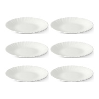 Teller 19 cm opalweiß - 6 Stück