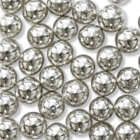 Silberne Perlen Streusel 6 mm - PME - 25 g