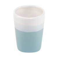 Blauer dreifarbiger Zahnbürstenhalter