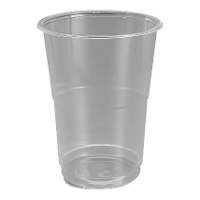 Transparente Plastikbecher, 500 ml - 5 Stück