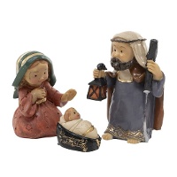 Figuren der Krippenszene - 3 Stück