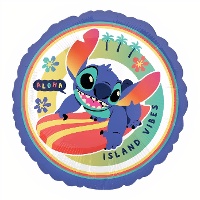 Stitch-Folienballon 'Surfer' - 45 cm