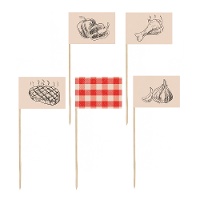 BBQ-Picks 15 cm - 12 Stück