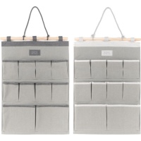 Hängeschrank-Organizer 50 x 36 cm grau - 10 Fächer - 1 St.